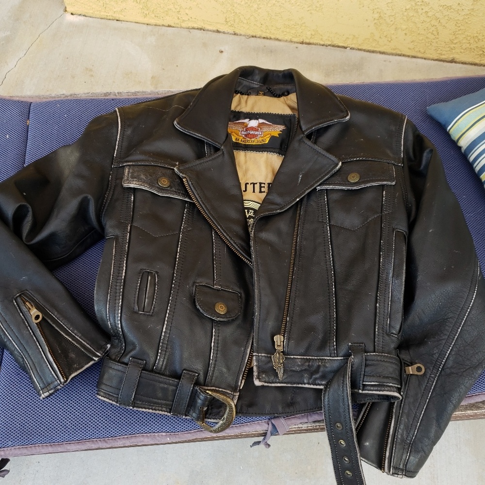 Harley Davidson vintage leather jacket